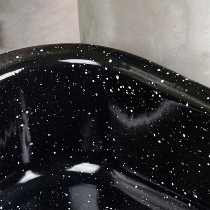 Brytfanna emaliowana blacha do pieczenia 41,5x36,5x7 cm