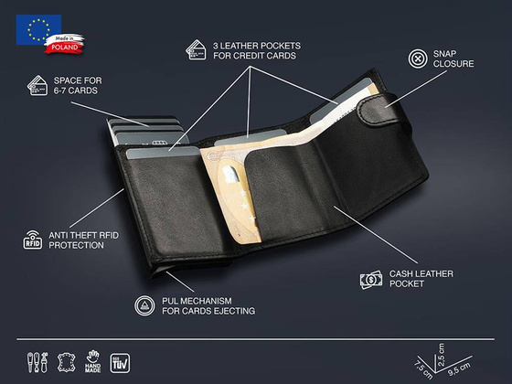 Portfel RFID SOLO 1723
