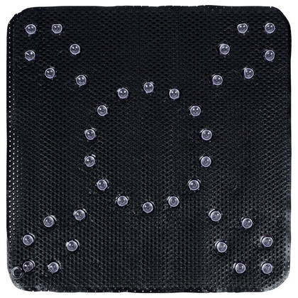 Mata antypoślizgowa pod prysznic czarna 53x53 cm