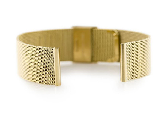 Bransoleta 301G - siatka HQ - złota - 20mm