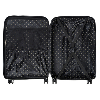 Duża walizka PUCCINI BEVERLY HILLS ABS015A 10 Zebra