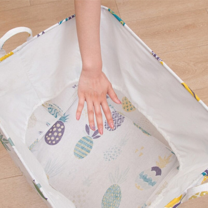 Pojemnik na zabawki kosz, worek na pranie ze ściągaczem 50x40x50 cm OR52WZ9