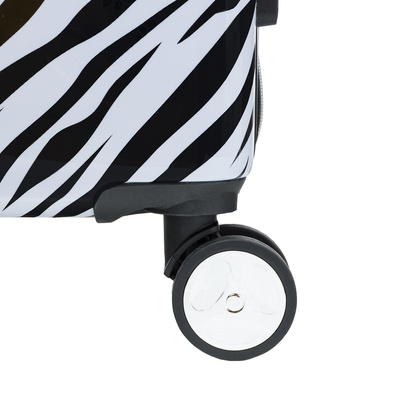 Duża walizka PUCCINI BEVERLY HILLS ABS015A 10 Zebra