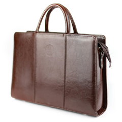 512 Damski skórzany kuferek mały - jasny brąz KEMER