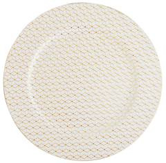 Podtalerz biały złoty wzór 3d