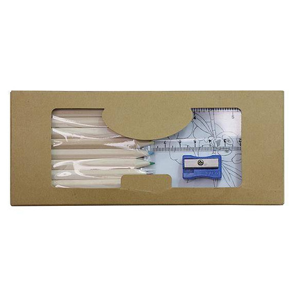 Kredki z kolorowanką DECOR 19805  Białe