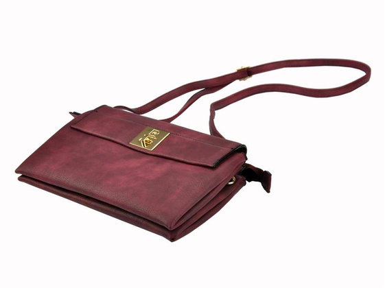 Torebka damska skórzana PIERRE CARDIN 3019 IZA15 Niebieska