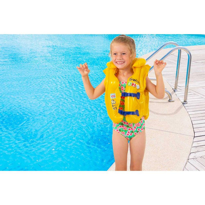 KAMIZELKA DMUCHANA NA DZIECI SWIM KID 46X42CM 46088