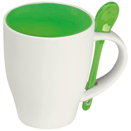 Zestaw do kawy ceramiczny PALERMO 250 ml Zielony
