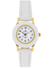 ZEGAREK DZIECIĘCY PERFECT LP165-03 KOMUNIJNY - biały/złoty + BOX