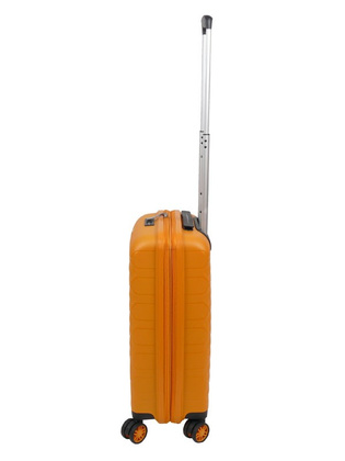 Walizka DIELLE 100 4k 55cm kabinowa żółta PP z poszerzeniem