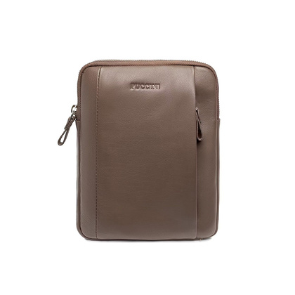 Torba na ramię skórzana PUCCINI ROYAL COLLECTION LGD5223 2 Brązowa