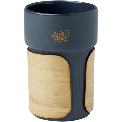 Fika kubek 340 ml z bambusową osłoną