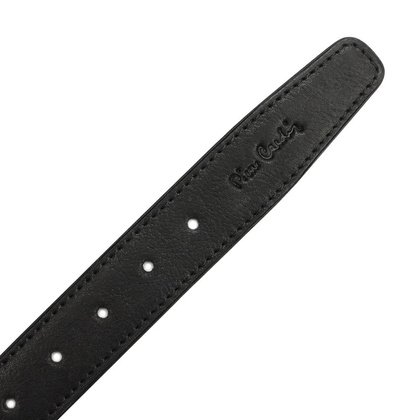 Pasek skórzany męski Pierre Cardin GF 9033 Czarny