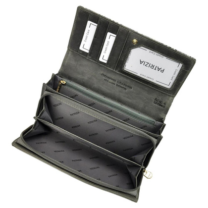 Portfel damski skórzany PELLUCCI SNR-106 RFID Popiel