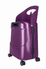 Walizka podróżna średnia z siedziskiem dla dziecka Purple MiaMily