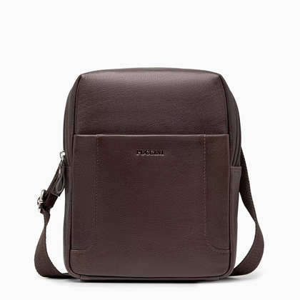 Torba na ramię skórzana PUCCINI COMO CO1924 2 Brązowa