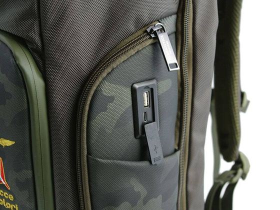 Plecak, torba sportowa na laptop 15' AERONAUTICA MILITARE Drone Zielony