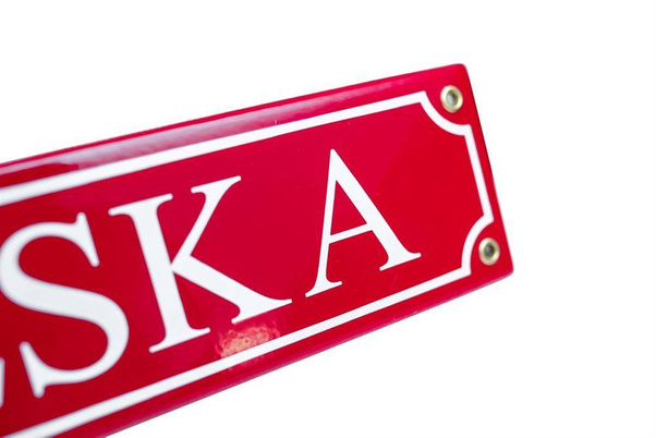 Tablica rejestracyjna Polska PL1 40x8cm metal