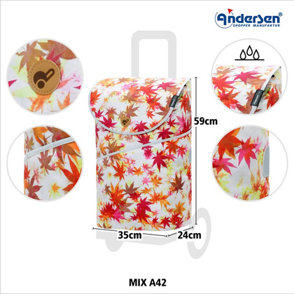 Wózek za zakupy ANDERSEN Scala MIX 112-333-A42