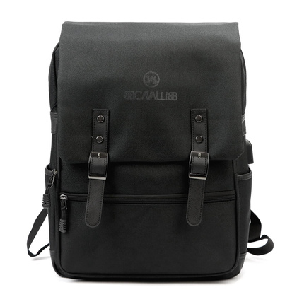 Damski plecak z tworzywa B.Cavalli BC1290# czarny