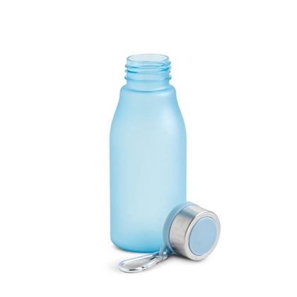 Matowa butelka RPET o pojemności 350 ml z karabińczykiem / Bijou