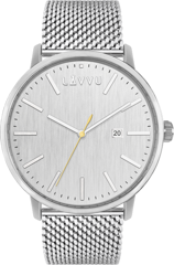 LAVVU Srebrne zegarki COPENHAGEN MESH