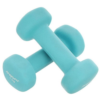 ZESTAW HANTLI NEOPRENOWYCH 2x1KG ENERO FIT