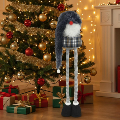 SKRZAT GNOM DEKORACYJNY NA TELESKOPACH 38-88CM SZARY