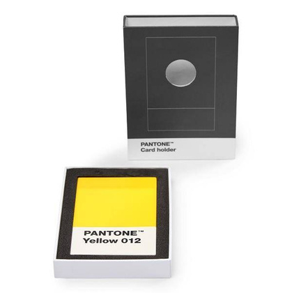 Etui na karty kredytowe i wizytówki PANTONE - czerwone 2035