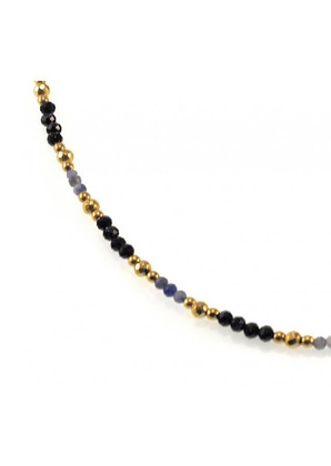 Naszyjnik Spinel Sodalit 925