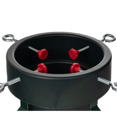 Stojak CHOINKOWY ŚREDNI CZARNY metalowy pod choinkę drzewko z pojemnikiem