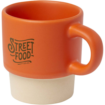 Olympia kubek do espresso z glinianym dnem, z możliwością układania w stosy, 130 ml