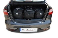 KIA RIO LIMOUSINE 2012-2016 TORBY DO BAGAŻNIKA 4 SZT KJUST