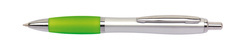 Długopis SWAY, srebrny, zielone jabłko