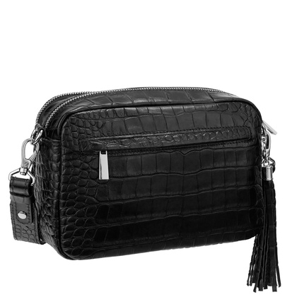 Listonoszka damska Canaletto ze skóry tłoczonej na wzór krokodyla – elegancja i praktyczność TD820