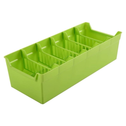 Organizer pojemnik kuchenny na przyprawy torebki dzielony zielony
