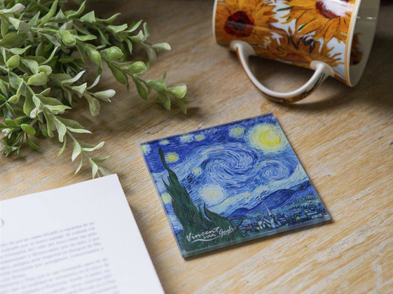Podkładka szklana - V. van Gogh, Gwiaździsta Noc (CARMANI)