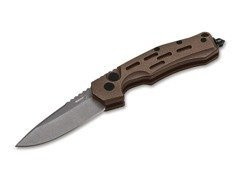Nóż Boker Plus Thunder Storm Auto Coyote AUS8 Brązowy