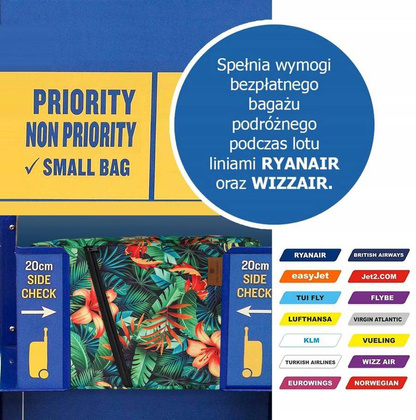 Plecak-torba podróżna z uchwytem na walizkę