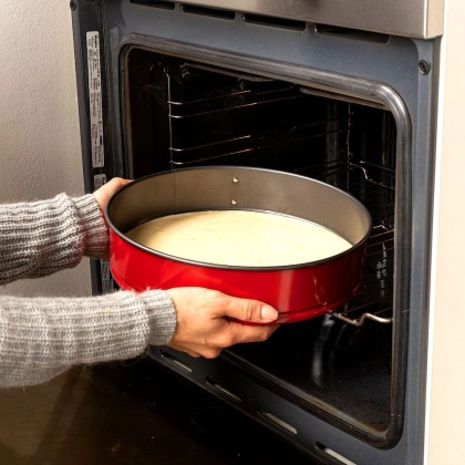 Forma do pieczenia ciasta tarty babki z kominem tortownica zestaw komplet form TAURUS