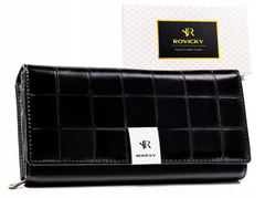 Duzy portfel damski ze skory naturalnej i ekologicznej