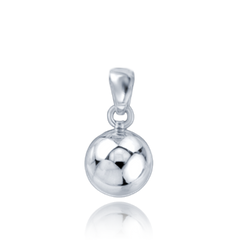 MINET Złoty wisiorek z białego złota półkula Au 585/1000 0,40g