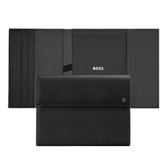Teczka A4 Hugo Boss Double B Black & Gun