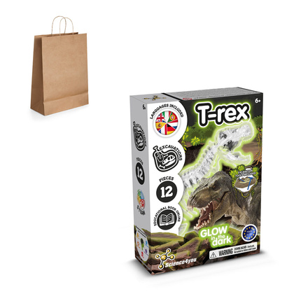 Fossil Excavation Kit III. Gra edukacyjna dostarczana z papierową torebką prezentową
