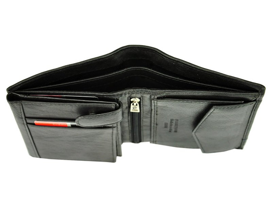 Klasyczny skórzany portfel męski Pierre Cardin 