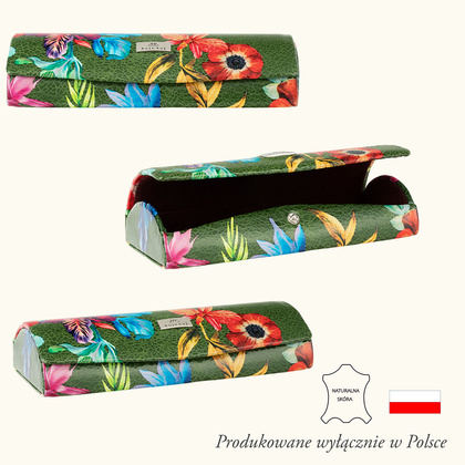Kolorowe etui na okulary BajuBaj z naturalnej skóry ED107s157