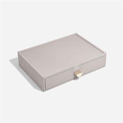 Szkatułka na biżuterię Stackers 20 komorowa classic taupe z szufladą