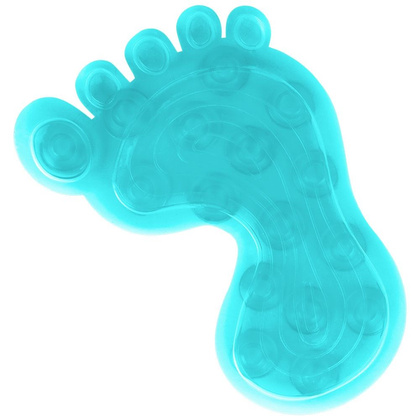 Podkładki antypoślizgowe z przyssawkami stopy niebieskie zestaw 4 szt.