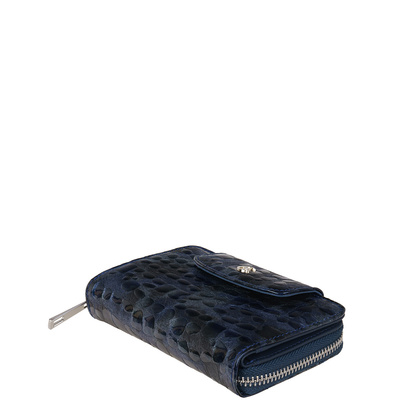 Damski portfel skórzany Canaletto – faktura kropli z RFID | Elegancja i bezpieczeństwo PD1445s288 RFID